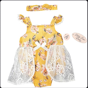 Little Lass - Baby Girl  Outfits Floral Dress