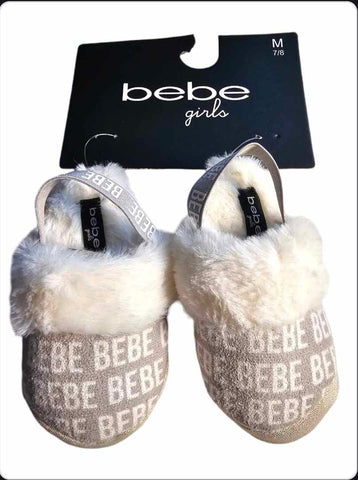 BEBE Newborn Fur Sandals Baby Slippers