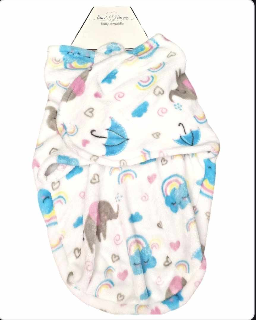 Bon Dormir- Swaddle Blanket Baby Girls