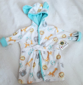 Little Me Hooded Baby Bathrobe