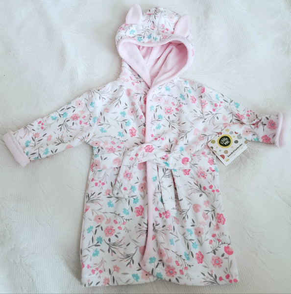 Little Me Hooded Baby Bathrobe