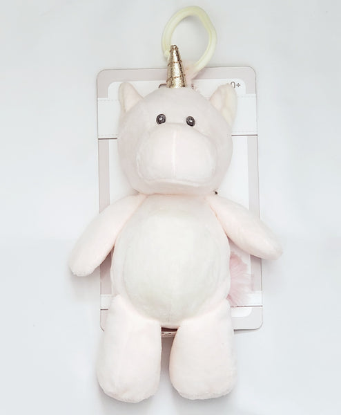 Kelly Baby - Plush Animal Clip-On Plush - Unicorn
