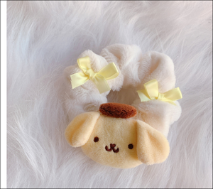 Hello Kitty Characters Cute Plush Hair Band - Pompompurin