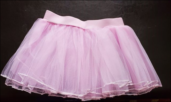 Layered Tulle Ballet Dance Mini Tutu Skirt - Pink