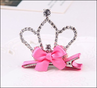 Crystal Princess Rhinestone Barrette