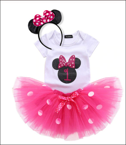 1st Birthday Outfit Fancy Tutu Dress Set