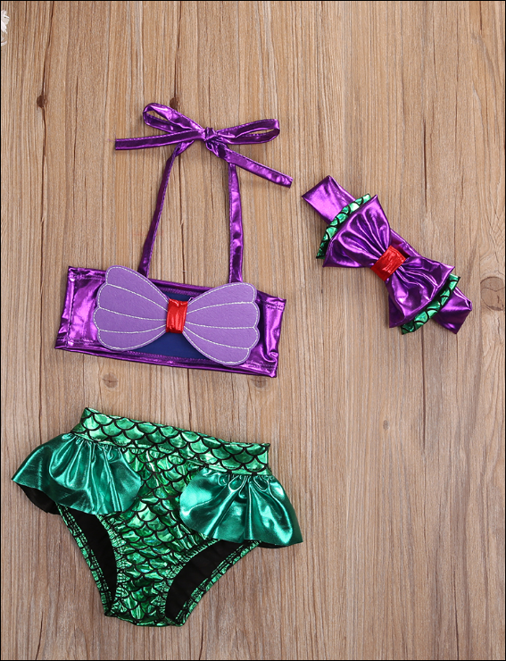 Girls Mermaid Swimsuit