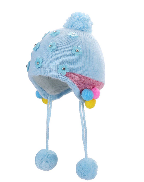 Girl's Winter Cap - Blue