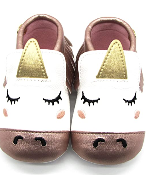 Nicole Miller New York Infant Girl Cartoon Character Anti-Slip Soft Sole Shoes