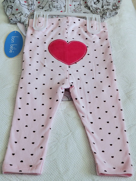 Bebe - Baby Romper Pant and Bib