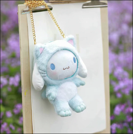 Hello Kitty Characters Stuffed Plush Handbags - Cinnamaroll