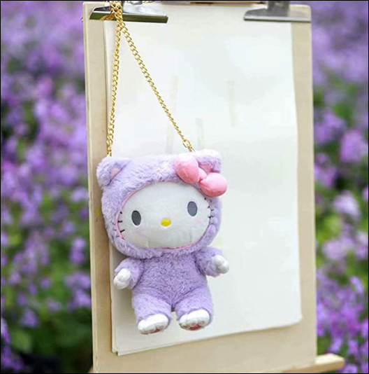 Hello Kitty Characters Stuffed Plush Handbags - Hello Kitty